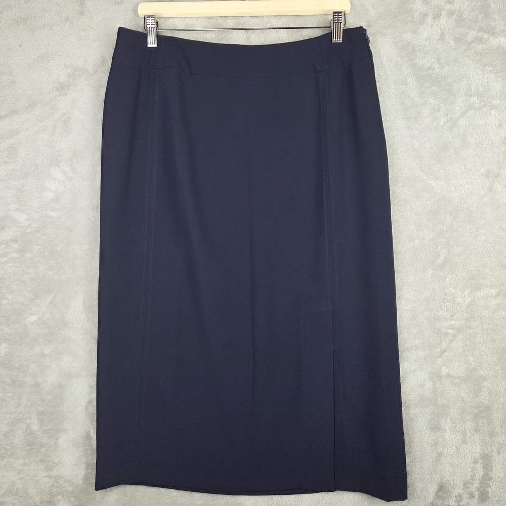 Pendleton Blue Midi Pencil Skirt for Work
